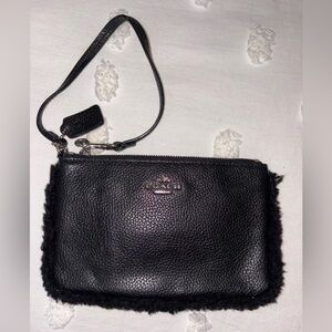 Coach Black Wristlet
